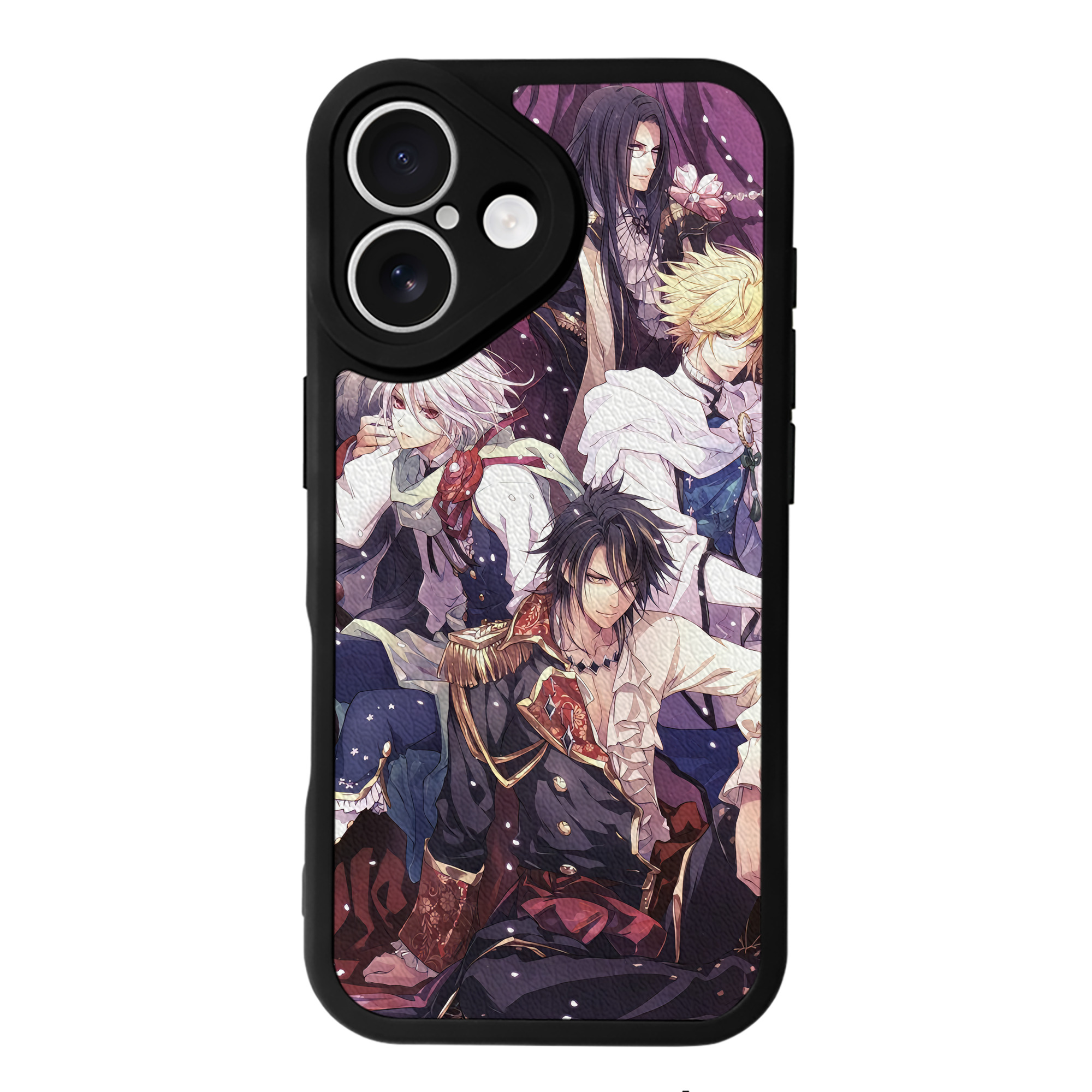 （画像用） 刀剣乱舞 Touken Ranbu 【iPhone 16シリーズ対応】シリコンスマホケース（レザー調） 材質：シリコン